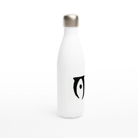 White 17oz Stainless Steel Water Bottle